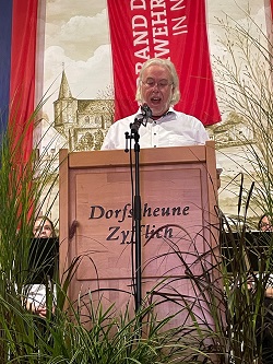 Kranenburgs Bürgermeister Ferdi Böhmer freute sich Gastgeber des Delegiertentages zu sein